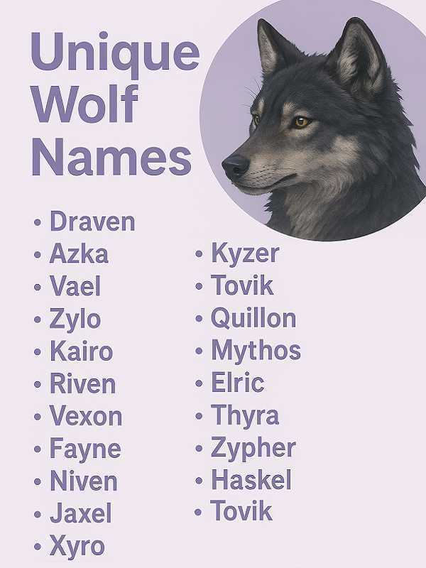 Unique Wolf Names