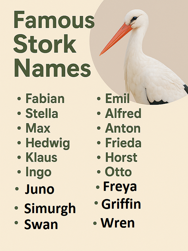 Famous Stork Names