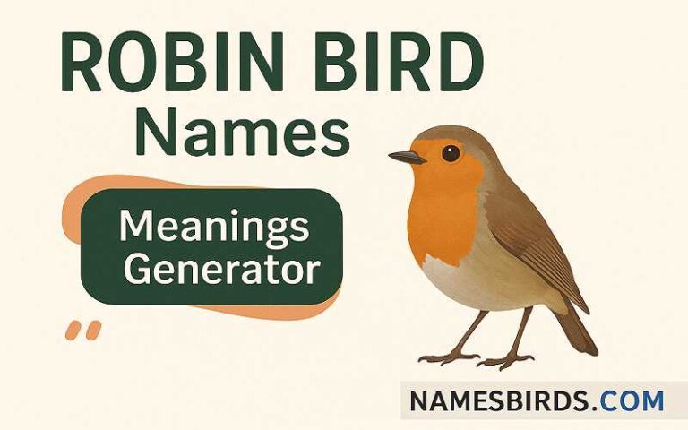 Robin Bird Names